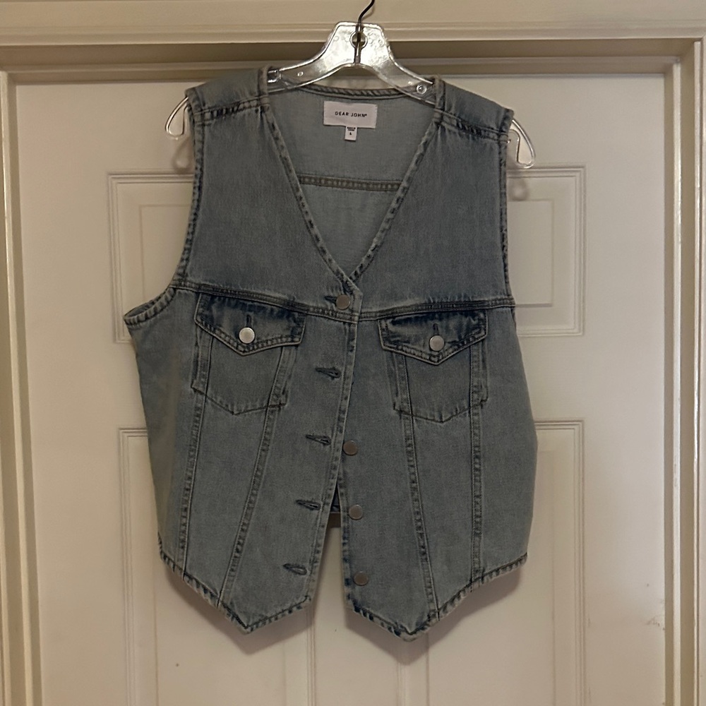 Dear John Blue Denim Vest